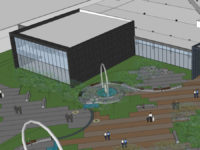A rendering of the new Building 5 student center.Image courtesy DMACC Physical Plant
