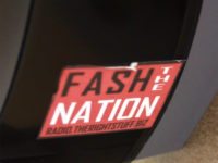 A sticker promoting the "Fash the Nation" podcast was found in the men's restroom in Building 4. The sticker was removed Monday, Oct. 17.
