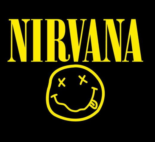 The iconic Nirvana logo