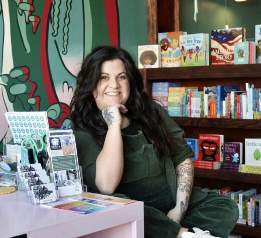 Bethany Fast, owner of The Little Book in Highland Park. Photo by Dashae Lee