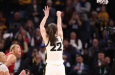 Caitlin Clark during the 2024 Big Ten tournament final.
John McClellan, Creative Commons.