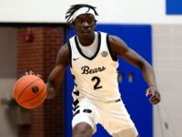 Freshman Kiki Deng bringing the ball up the court at “The Den.” Photo by Malkijah Rashad.