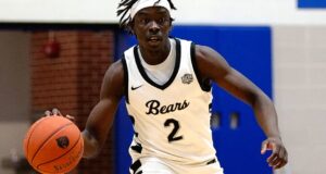 Freshman Kiki Deng bringing the ball up the court at “The Den.” Photo by Malkijah Rashad.