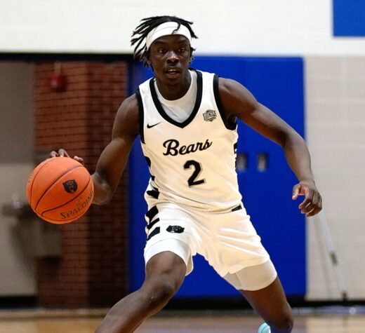 Freshman Kiki Deng bringing the ball up the court at “The Den.” Photo by Malkijah Rashad.